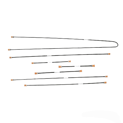 KIT COMPLETO TUBI FRENO IN RAME FIAT 500 GIARDINIERA Base L R (vedi Note - Foto 8