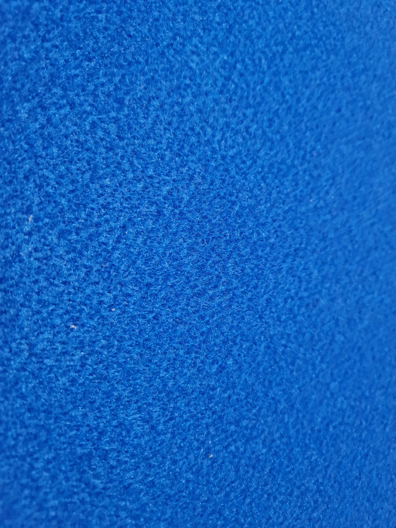 Revestimiento interior de moqueta azul del capó delantero del Fiat 500 F L R de época