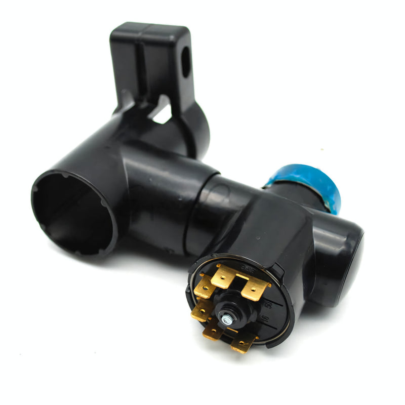 Bloccasterzo completo antifurto con chiave sotto al volante Fiat 500 d'epoca