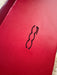 Cappelliera Fiat 500 d'epoca con scritta 500Cappelliera Fiat 500 d'epoca con scritta 500Cappelliera Fiat 500 d'epoca con scritta 500 colore Rosso 