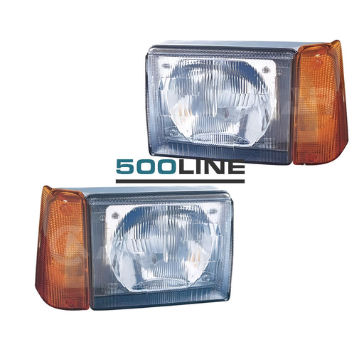 Coppia Fanali anteriori Fiat Panda 141 dal 1986 al 1993 alta qualita resistenza