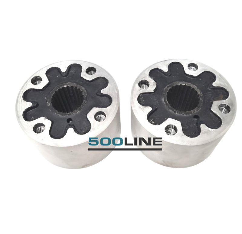 Coppia Giunti elastici Semiassi Fiat 500 D F L R Epoca alte prestazioni resistenza alle sollecitazioni negozio ricambi Fiat 500 D'epoca