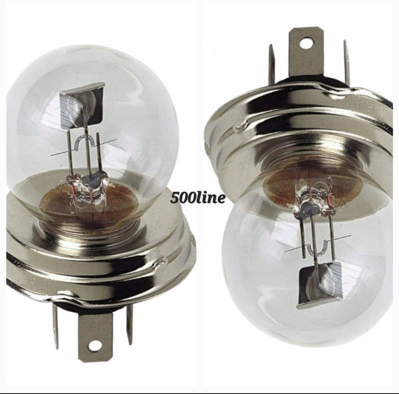 Pair of front headlight bulbs 45 40 Fiat 500 FLR Giardiniera