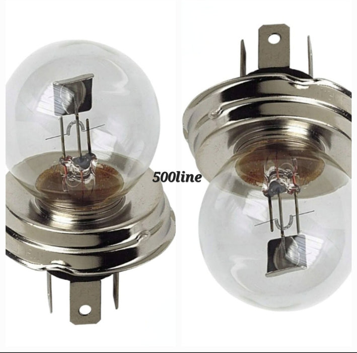 Coppia Lampadine 12V 45/40W Fari Anteriori — Fiat 500 F / L / R / Giardiniera