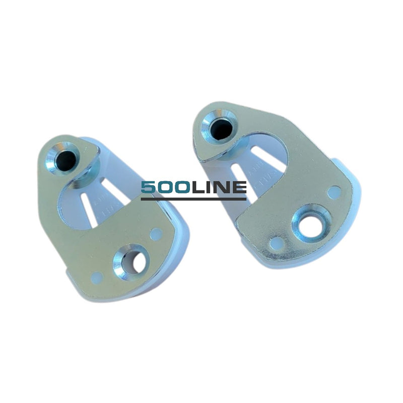 Coppia Scontri serratura porta DX/SX Fiat 126 epoca alta qualita' negozio perfetto con ricambi di qualita 
