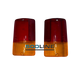 Coppia cover fanali posteriore rosso e arancione alta qualità d'epoca