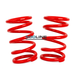 Coppia molle posteriori sospensioni tuning, ribassate, altezza 19cm, colore rosso alta resistenza Fat 500 d'epoca