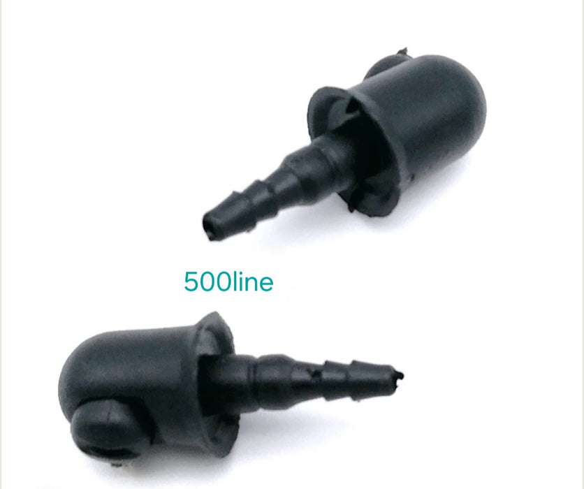 Coppia spruzzini in plastica nera Fiat 500 N D F L R Giardiniera&nbsp;