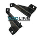 Coppia staffe paraurti posteriore Fiat 126
