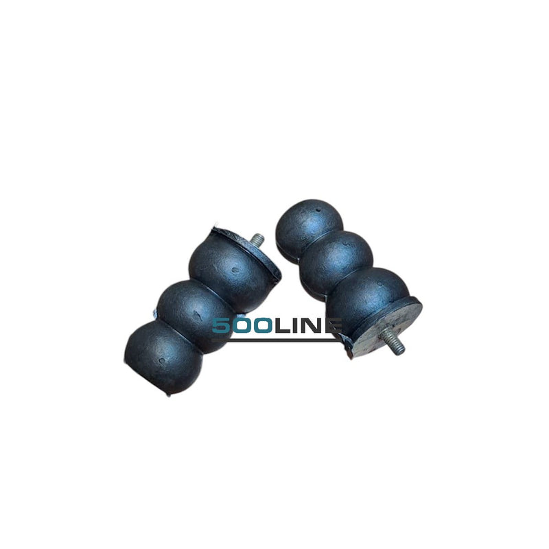 Pair of high quality rear end buffers for Fiat 126