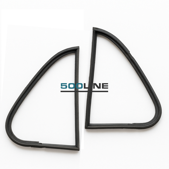 Coppia Guarnizioni deflettore Fiat 600 d'epoca alta qualita'