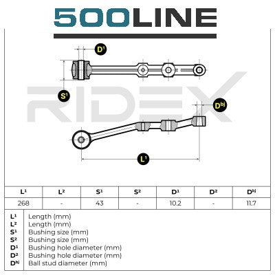 braccettBraccio Oscillante Sospensione Ruota Anteriore Fiat Panda 141  