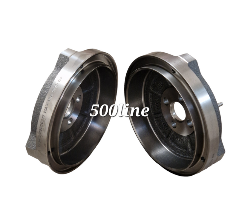 Dettaglio tamburo freno posteriore per Fiat 500 e 126 epoca, diametro interno 170mm spedizione rapida