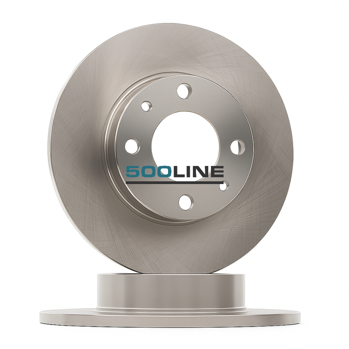 Una perfetta coppia di dischi freno anteriori Fiat Panda vecchio modello