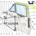 Disegno Guarnizione scorrivetro Fiat 126 – kit completo per 2 porte