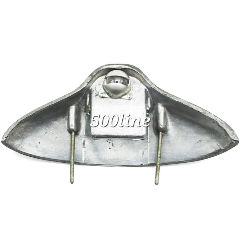 Kentekenverlichting van aluminium voor klassieke Fiat 500 N, D en F