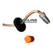 Tubo freno in rame anteriore sinistro compatibile con Fiat 126, realizzato con piegature precise per un'installazione semplice.