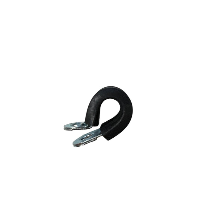 Clip staffa con protezione in gomma per tubo benzina e cavo da 6 a 10mm Fiat 500 126 600 Panda