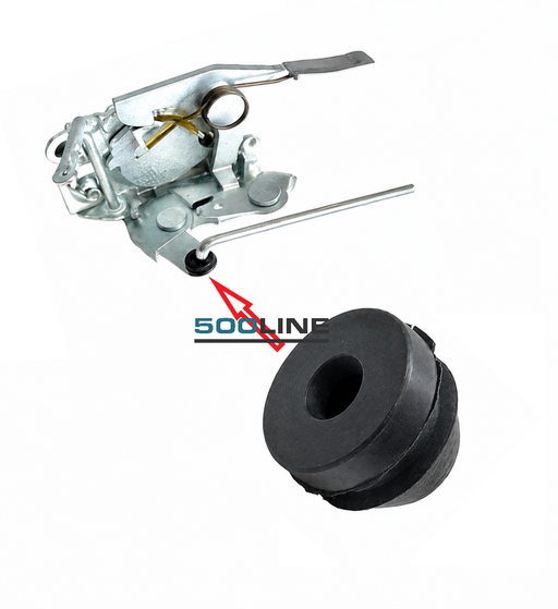 Gommino fissaggio asta sicura serratura interna – Fiat 500 d'Epoca