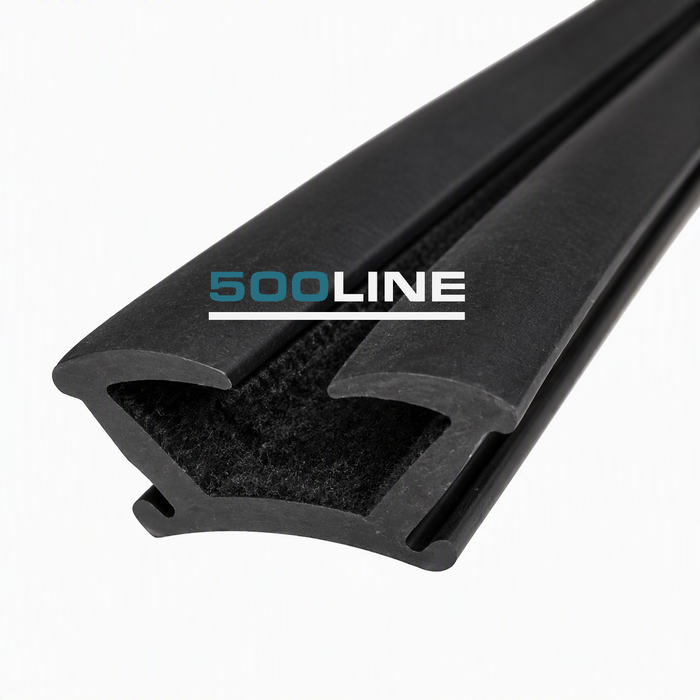 Guarnizione scorrivetro Fiat 126, kit 2 porte (2.5 metri) 