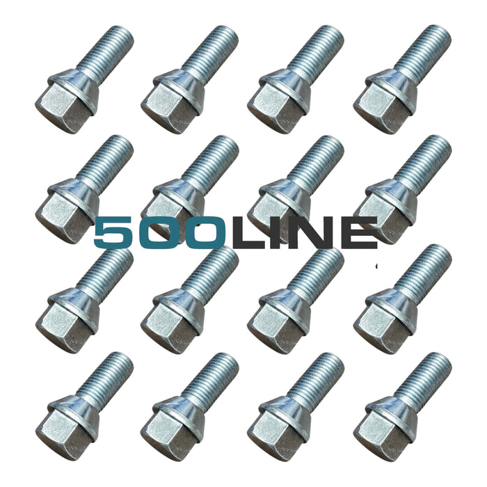 Kit 16 Bulloni Ruota Fiat 126 Personal FSM BIS – M12x1,5 Conici Alta Resistenza 12.9