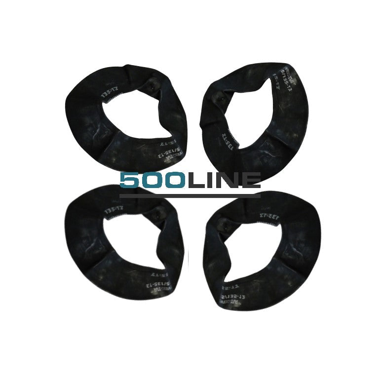 Kit 4 Camere d'aria per Fiat 500 126 600 d'epoca – 125/135 R12