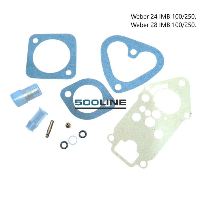 Kit Revisione Carburatore con Getti Fiat 500 R / 126 B Weber - W108/1