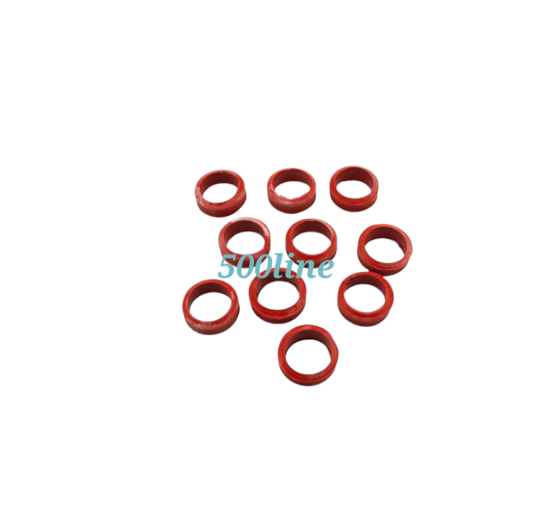 Kit 10 guarnizioni alte cannette punterie motore 500cc Fiat 500 d'epoca alta qualità