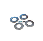 Kit 4 rondelle inox per bulloni coppa ruota Fiat 500 d'epoca top