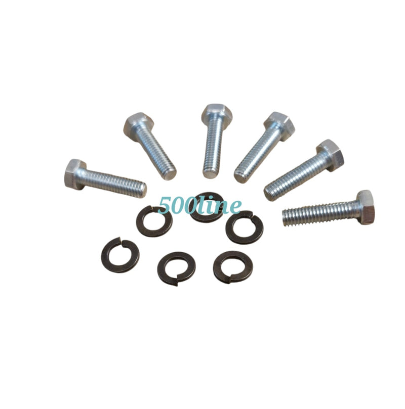 Kit 6 bulloni specifici serraggio puleggia filtro centrifugo Fiat 500 126 negozio ricambi alta qualità resistenza