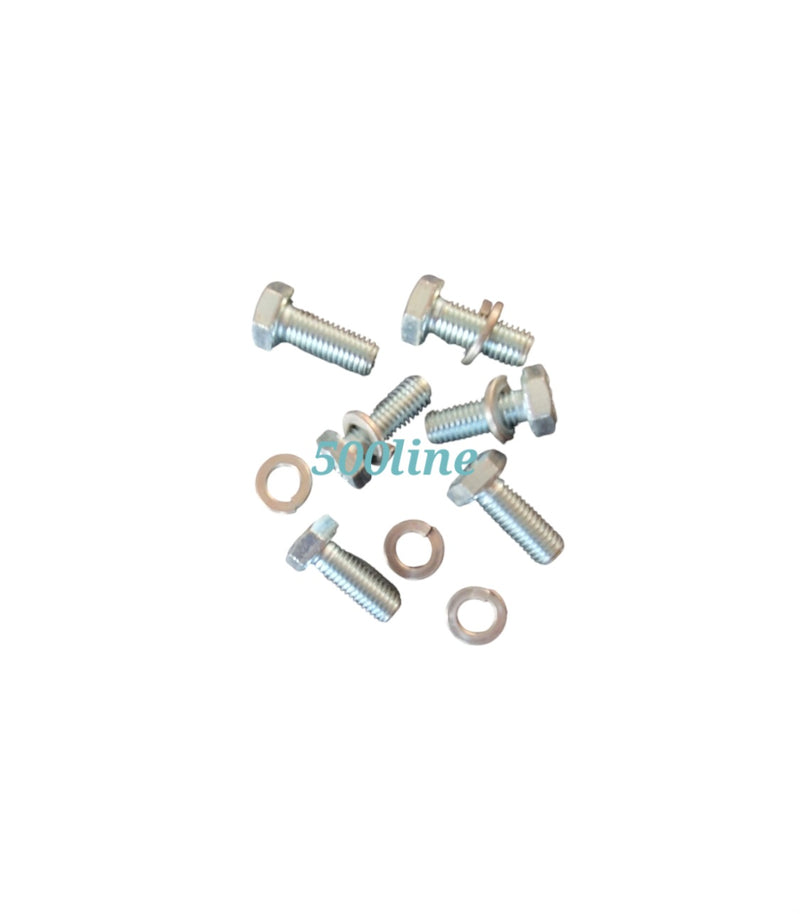 Kit Bulloneria Fissaggio Bronzina Monoblocco Lato Cambio Fiat 500/126

Offriamo un kit professionale composto da 6 bulloni e 6 rondelle Grover per il fissaggio della bronzina monoblocco lato cambio, specificamente progettato per Fiat 500 e 126. Questi componenti non sono articoli da ferramenta, ma prodotti certificati con classe di resistenza 10.9, garantendo una resistenza elevata e affidabilità a lungo termine. La qualità e la sicurezza sono le nostre priorità, ideali per riparazioni e restauri di precisi