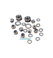 Kit Bulloneria Fissaggio Carter Distribuzione Fiat 500 e 126
da 6 autobloccanti e da 10 normali passo speciale 