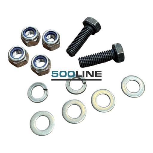 Kit Bulloneria Fissaggio Marmitta Fiat 500 e 126 alta qualità resistenza top