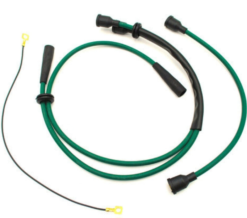 Kit Cavi candele Accensione Fiat 500 F L R & 126 Alta Qualità verdi bobina dx