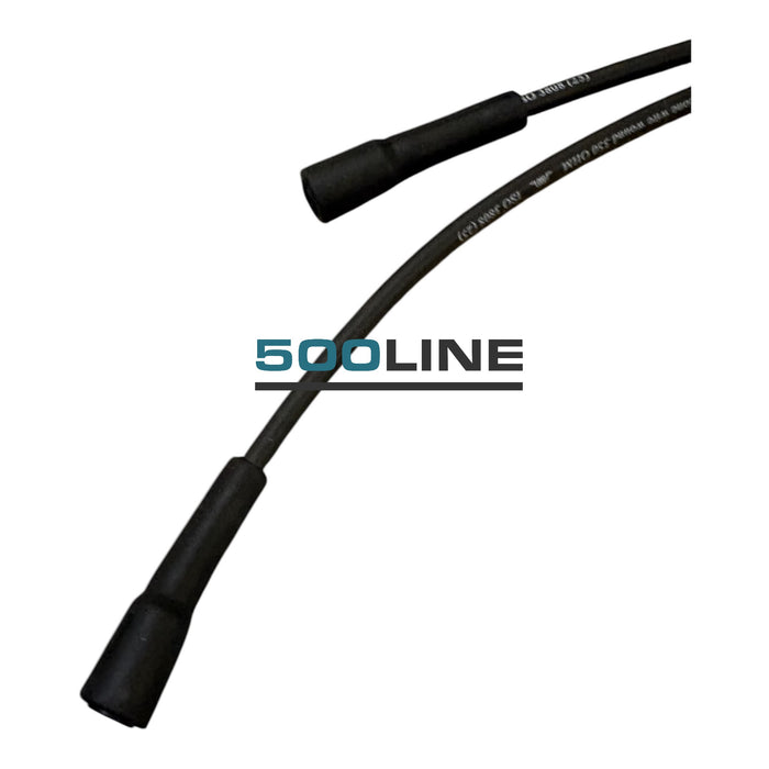 Kit Cavi Candele Accensione Neri – Fiat 500 F, L, R (Alta Qualità, bobina DX, motori elaborati) lato candela