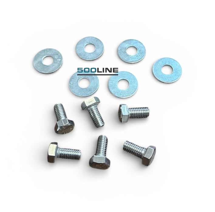 Kit  Fissaggio Meccanismo Alzavetro alzacristallo Fiat 500 d'epoca