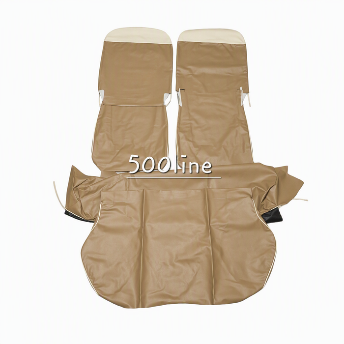 Kit Fodere Sedili Noccila con Fascia Avorio – Fiat 500 D Epoca 