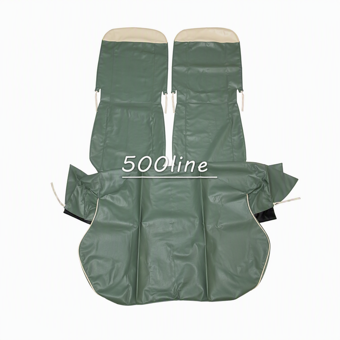 Kit Fodere Sedili Verde Chiaro con Fascia Avorio – Fiat 500 D Epoca top