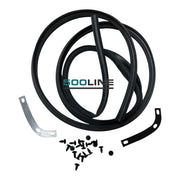 Kit Guarnizione Cofano Anteriore Fiat 126 - Guarnizione, Staffe e Gommini