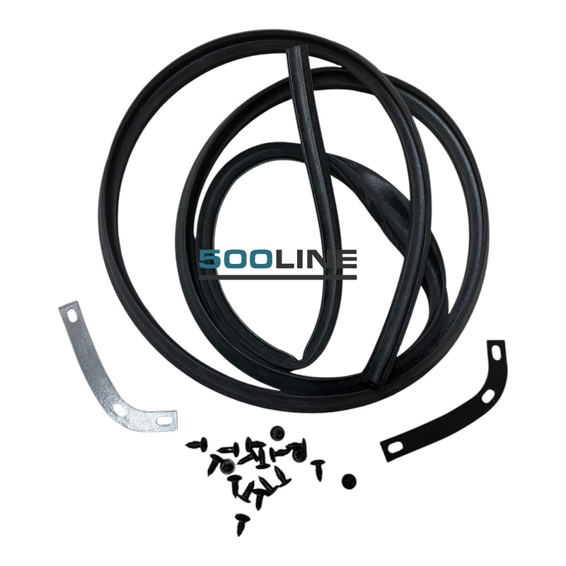 Kit Guarnizione Cofano Anteriore Fiat 126 - Guarnizione, Staffe e Gommini