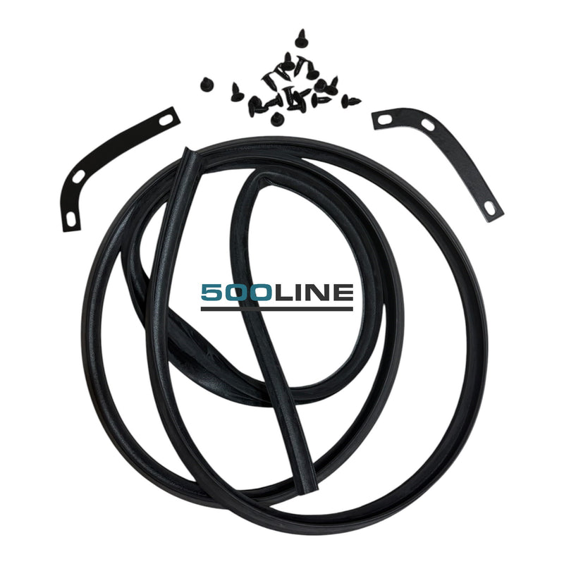 Kit Guarnizione Cofano Anteriore Fiat 126 - Guarnizione, Staffe e Gommini