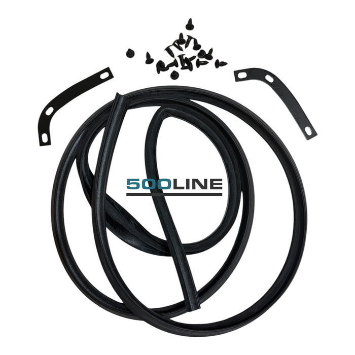 Kit Guarnizione Cofano Anteriore Fiat 126 - Guarnizione, Staffe e Gommini