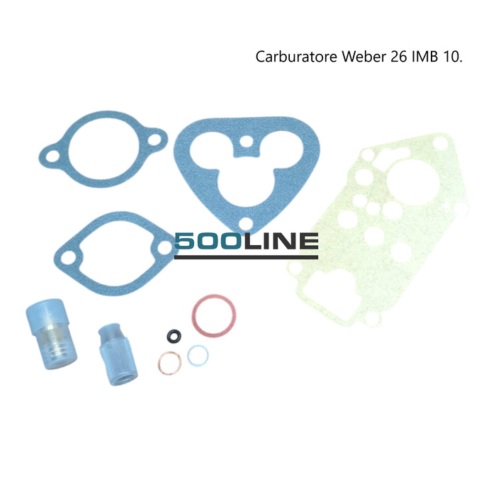 Kit Revisione Carburatore Weber 26 IMB 10 Fiat 500 D F L - W141