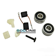 Kit Revisione Totale Dinamo Fiat 500 D F L R Epoca Alta Qualità ASI con vite restauro dinamo