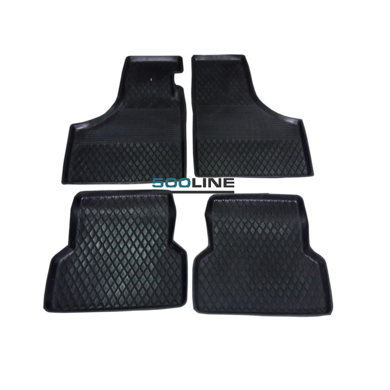 Kit Tappetini Fiat 126 4 Pezzi in Gomma Alta Qualità Tipo Originale GOMMA ALTA QUALITA