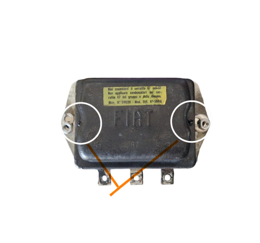 Kit bulloneria fissaggio regolatore di tensione Autobianchi A112