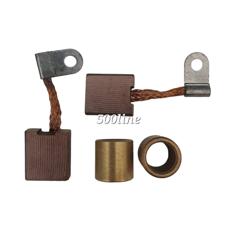 Kit completo revisione motorino avviamento per Fiat 500 126 850, include spazzole e boccole alta qualità top