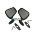 Kit coppia specchi retrovisori fissaggio a vite — Fiat 500 126 127 Panda d'epoca 