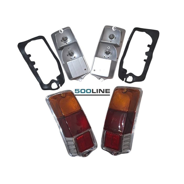 Kit fanali posteriori completi Alta Qualita' Premium Fiat 500 F L R  