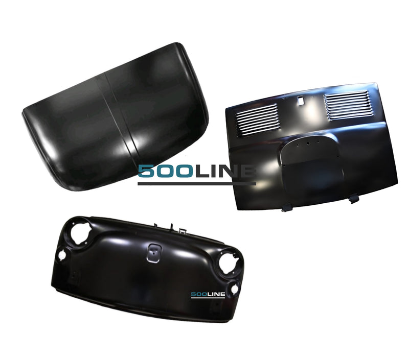 Kit de paneles exteriores capó y parrilla para restauración de Fiat 500 L de época